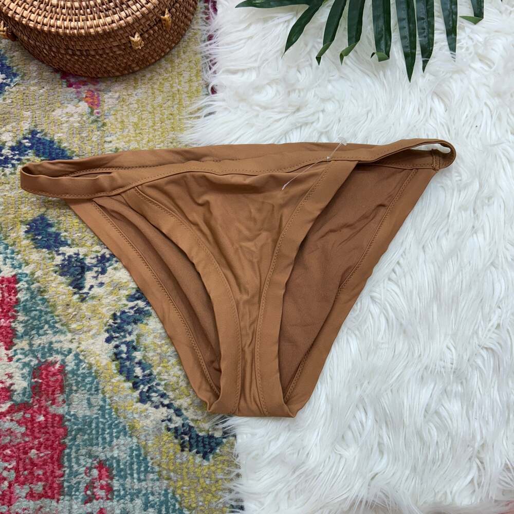 NEW Aerie Brown Bikini Bottom Swimsuit Medium